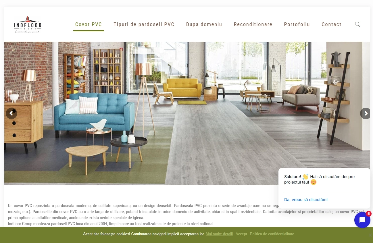 Site de prezentare Pardoseli