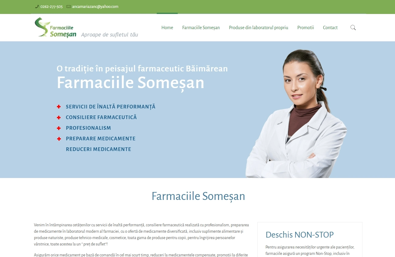 Site Farmacia Somesan