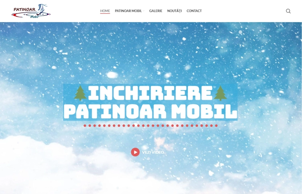 Site de prezentare patinoar