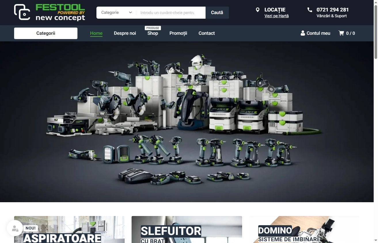 Magazinului online produse Festool