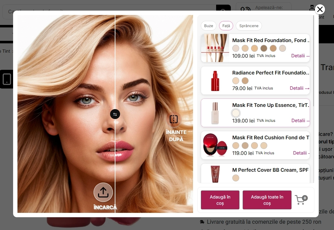Tryon Virtual Cosmetice