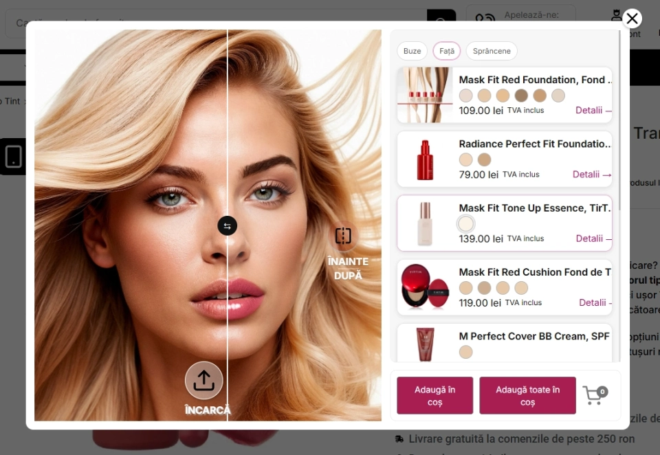 Tryon Virtual Cosmetice